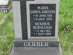 GERBER Hendrik Hermanus 1913-1998 & Maria Louisa Adriana 1916-1994