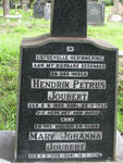 JOUBERT Hendrik Petrus 1903-1957 & Mary Johanna 1908-1976