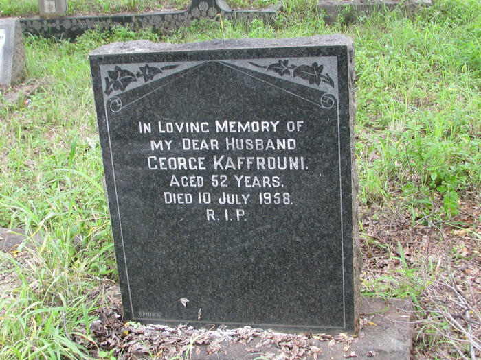 KAFFROUNI George -1958