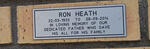 HEATH Ron 1933-2014