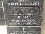 WARRINGTON Delia 1933-2021