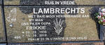 LAMBRECHTS Frikkie 1936-2019