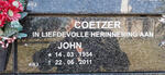 COETZER John 1954-2011