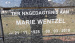 WENTZEL Marie 1928-2018
