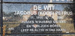 WIT Jacobus Petrus, de 1955-2003