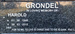 GRONDEL Harold 1948-2015