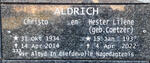 ALDRICH Christo 1934-2014 & Hester Lilene COETZER 1937-2022