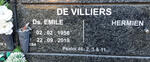VILLIERS Emile, de 1956-2019 & Hermien