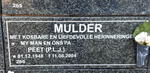 MULDER P.L.J. 1948-2004