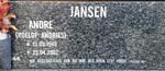 JANSEN Roelof Andries 1946-2002