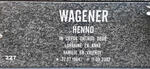 WAGENER Henno 1964-2002