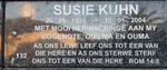 KUHN Susie 1931-2004