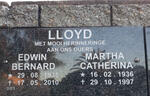 LLOYD Edwin Bernard 1935-2010 & Martha Catherina 1936-1997