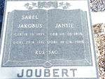 JOUBERT Sarel Jakobus 1899-1982 & Jansie 1905-1995