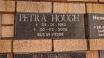 HOUGH Petra 1955-2006