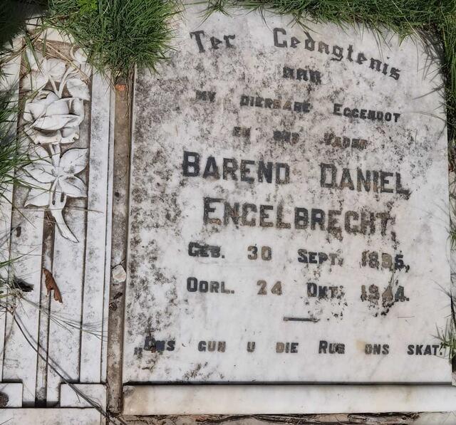 ENGELBRECHT Barend Daniel 1895-1944