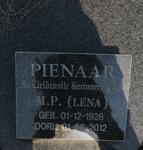 PIENAAR M.P. 1926-2012