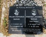 MARAIS Willem Stephanus 1931-1997 & Winifred Johanna BOTHA 1935-2014
