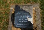 BARRY R.P.K. 1898-1972