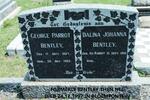 BENTLEY George Parrot 1907-1963 & Dalina Johanna DU RANDT 1919-