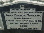 TROLLIP Eddie -1964 & Anna Cecilia THOMAS -1940