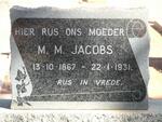 JACOBS M.M. 1867-1931