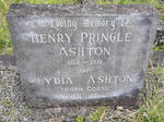 ASHTON Henry Pringle 1864-1930 & Lydia COCK 1871-1941