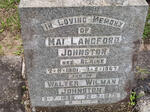 JOHNSTON Walter Wilman 1888-1975 & Mai Langford BLAINE 1901-1967