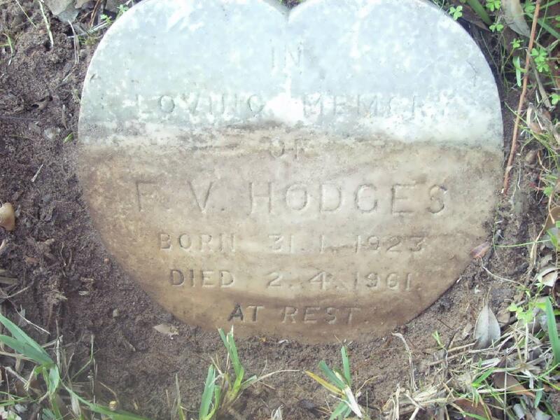 HODGES F.V. 1923-1961
