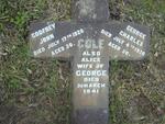 COLE Godfrey John -1928 :: COLE George Charles -1930 & Alice -1941