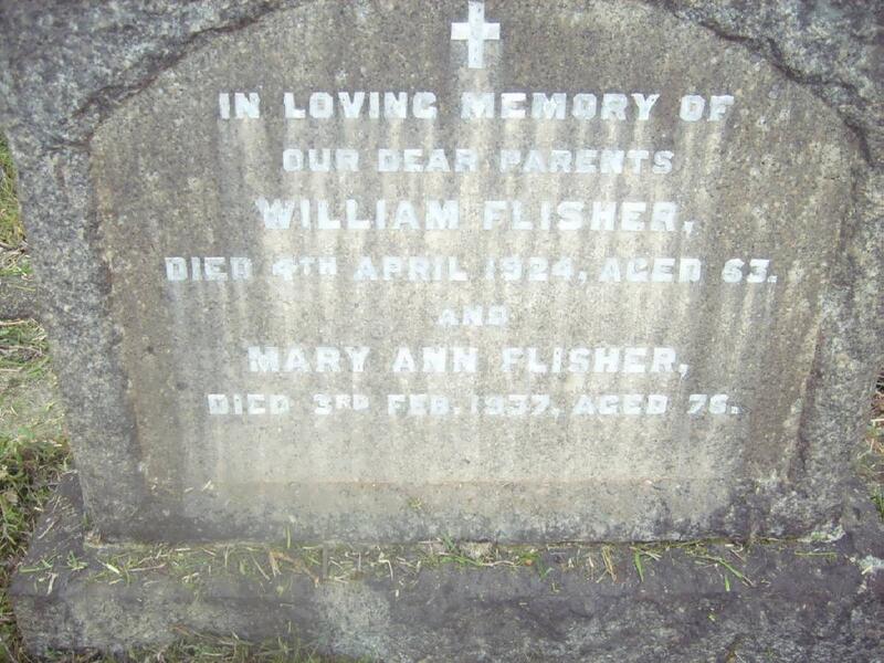 FLISHER William -1924 & Mary Ann -1937