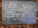 CAMPBELL Harold William 1893-1979 & Myrtle Isabella 1905-1961