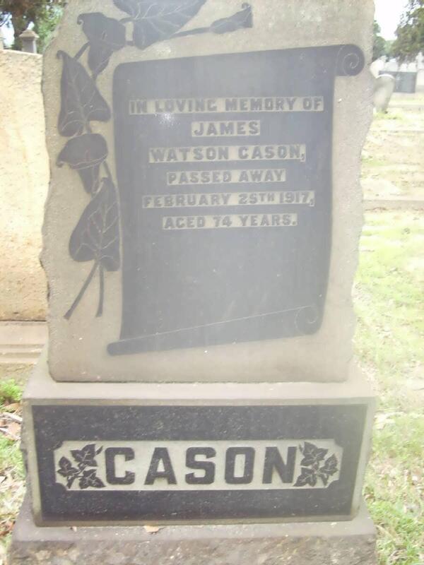 CASON James Watson -1917