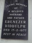 BIDDULPH Ebenezer -1977