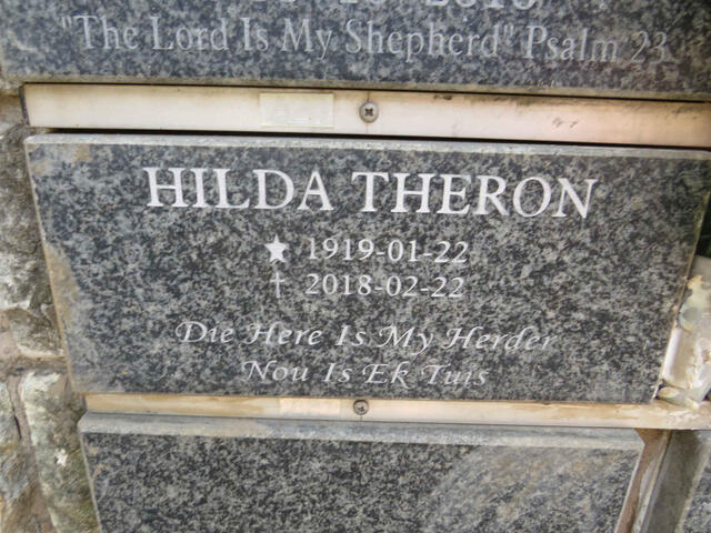 THERON Hilda 1919-2018