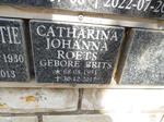 ROETS Catharina Johanna nee BRITS 1931-2011