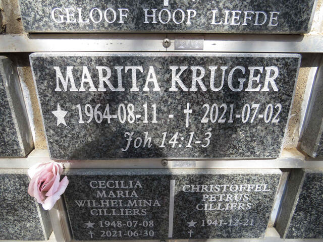 KRUGER Marita 1964-2021
