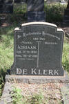 KLERK Adriaan, de 1890-1961
