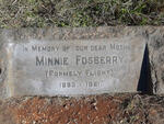 FOSBERRY Minnie formely FLIGHT 1883-1961