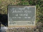GRANGE Johannes Petrus, le 1869-1960