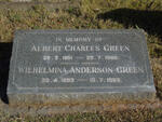GREEN Albert Charles 1881-1960 & Wilhelmina Anderson 1883-1963