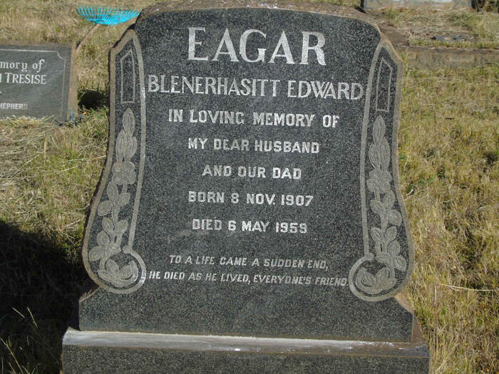 EAGAR Blenerhasitt Edward 1907-1959