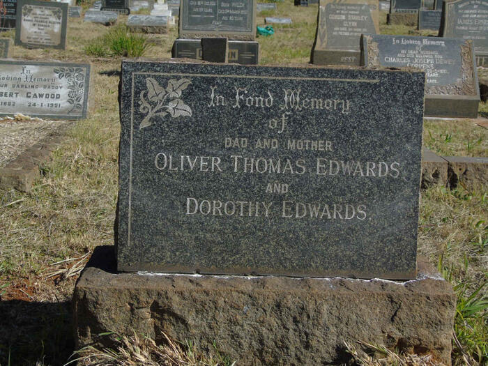 EDWARDS Oliver Thomas & Dorothy