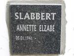 SLABBERT Annette Elzabe 1941-