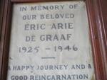 GRAAF Eric Arie, de 1925-1946