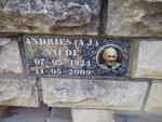NAUDE Andries A.J. 1924-2009