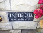 BALL Lettie 1942-2020