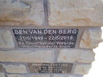 BERG Ben, van den 1949-2018