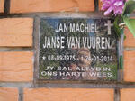 VUUREN Jan Machiel, Janse van 1975-2014