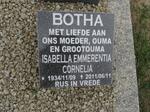 BOTHA Isabella Emmerentia Cornelia 1934-2011